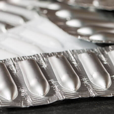 Laminates for Suppositories Peelable or Sealable